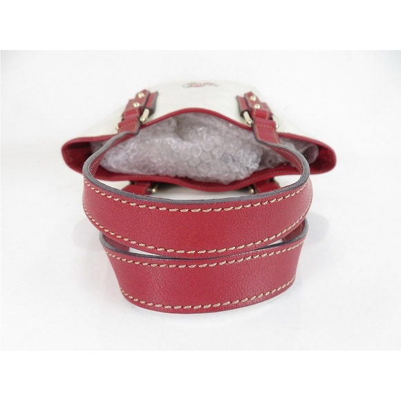 Gucci Cream and Red Love Tote - Picture 8 of 14